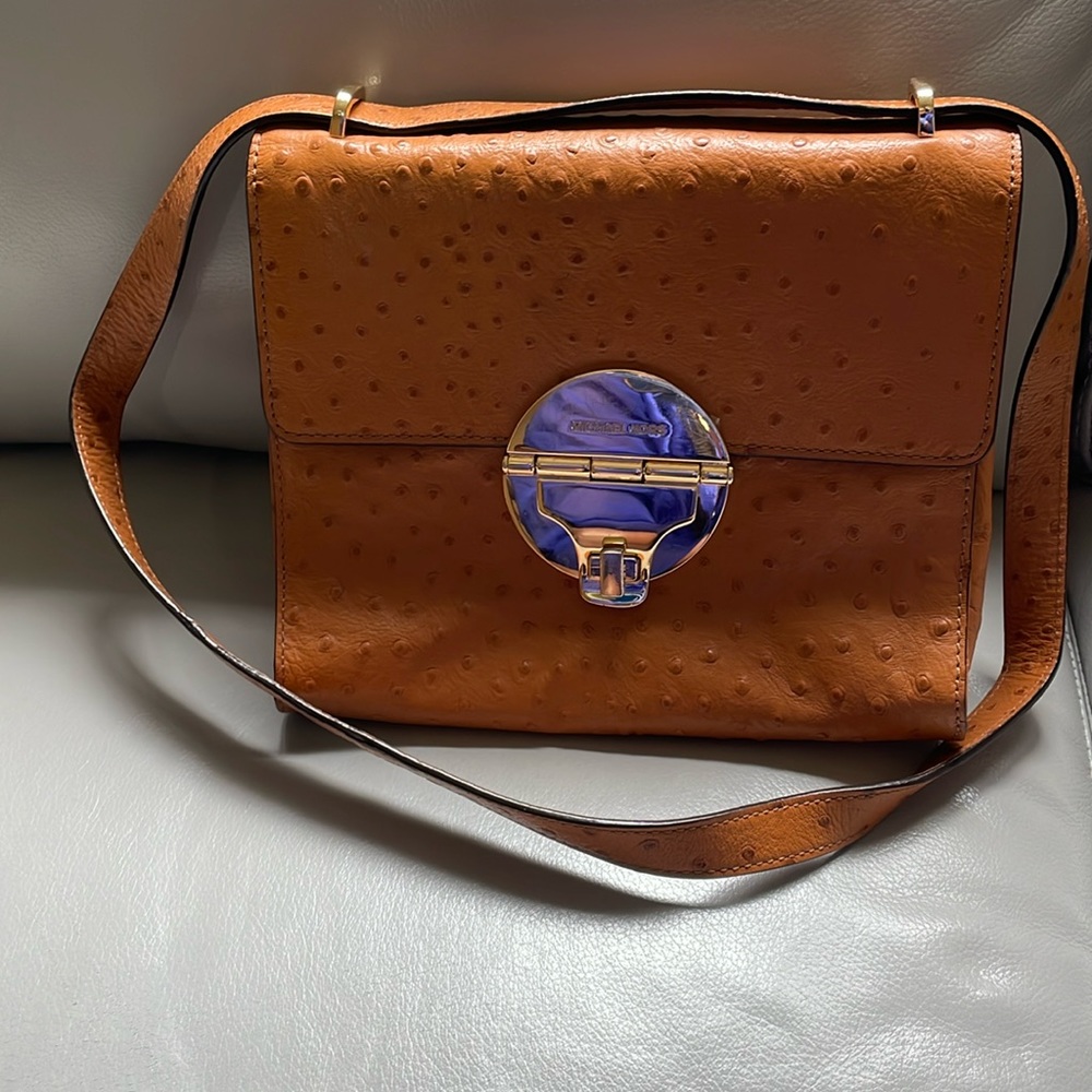 Michael Kors Hamilton Small Orange Satchel
